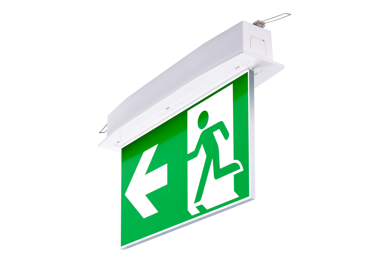 LED Rettungszeichenleuchte IP54, 3 Std. Notlicht – SUP-Serie 110/111