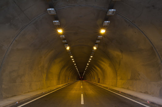 Notbeleuchtung in Tunneln