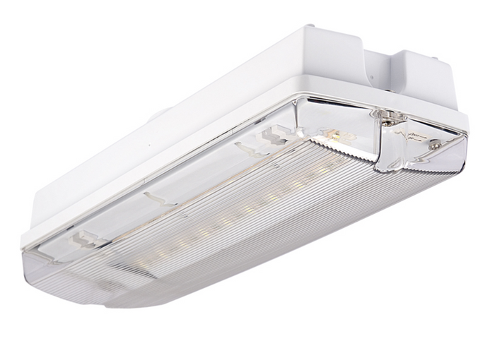 LED Sicherheitsleuchte IP65, 3 Std. Notlicht, optional Autotest – CLR 067